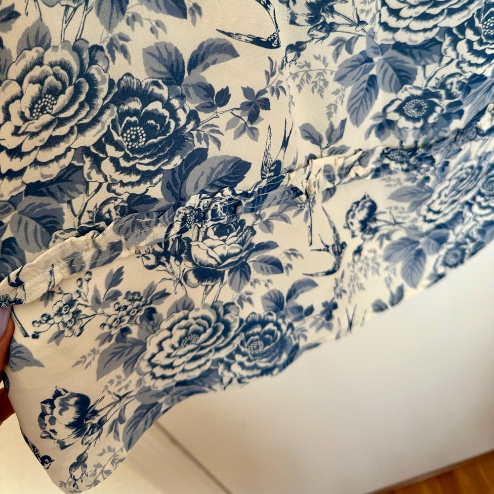 Reformation Marin Floral Minidress in Pompadour Size 12 - Picture 7 of 12